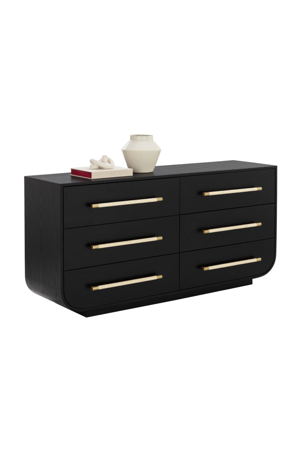 Black Oak 6-Drawer Dresser by Splendido Tarrant, alternate view 4