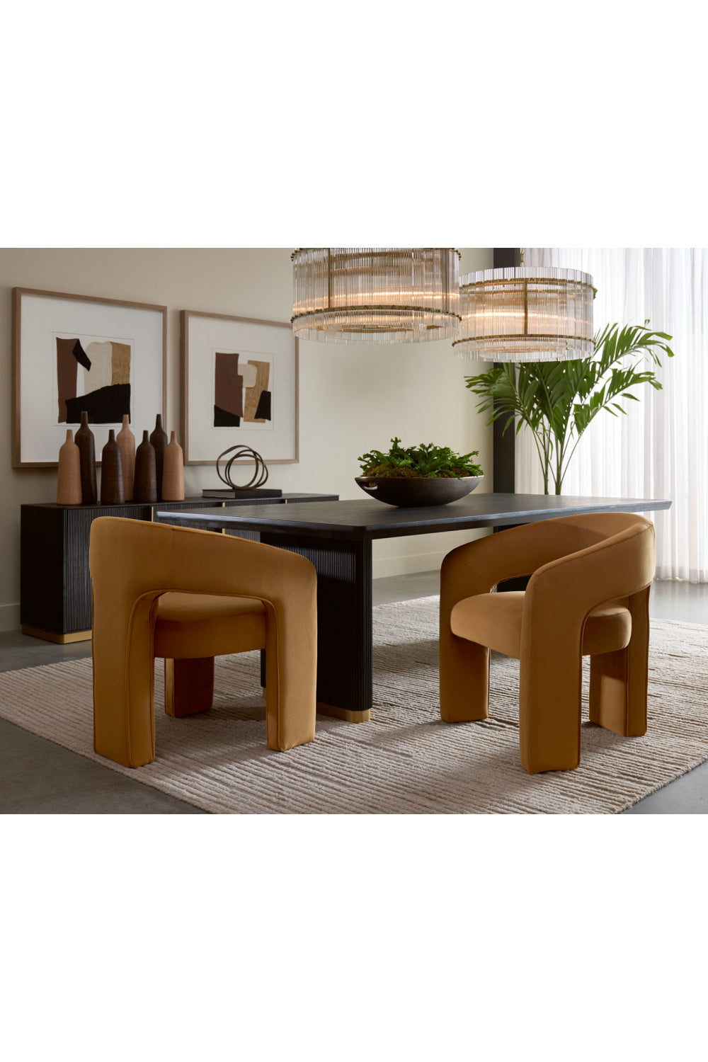 Chamfered Edge Oak Dining Table by Splendido Kalla, alternate view 14