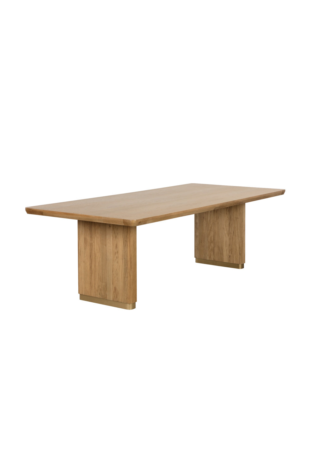 Chamfered Edge Oak Dining Table by Splendido Kalla, alternate view 4