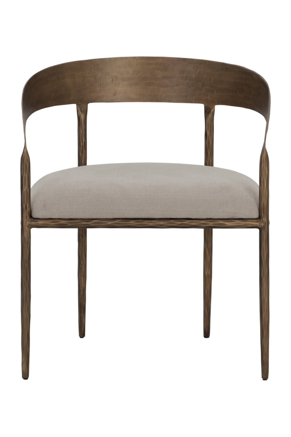 Taupe Gray Seat Dining Chair by Splendido Zanatta, alternate view 3