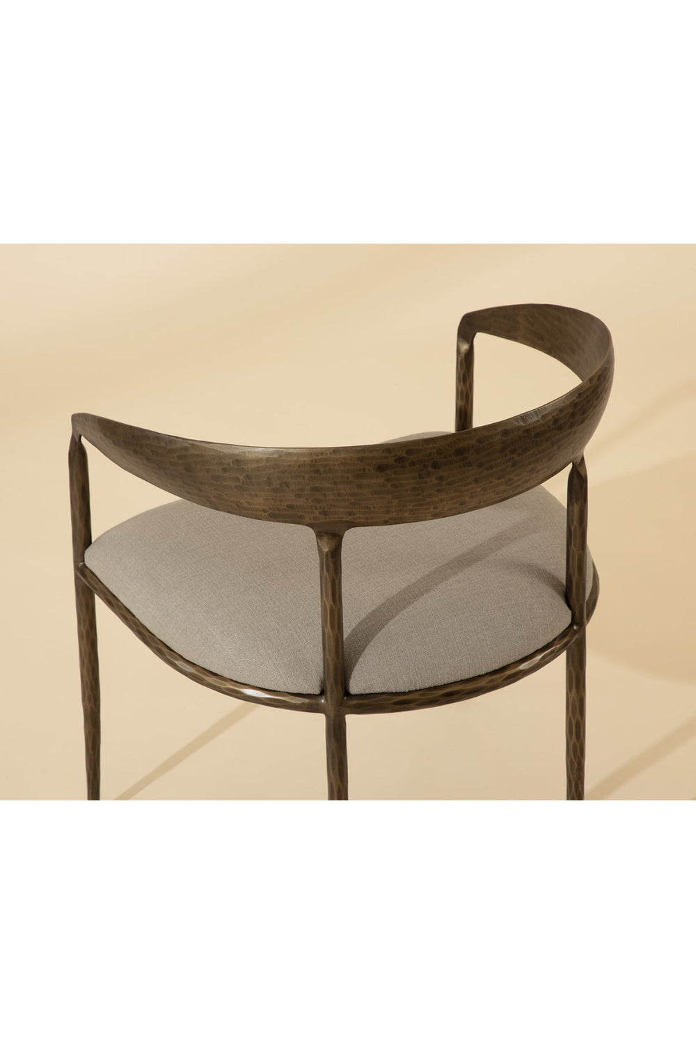 Modern European furniture - Taupe Gray Seat Dining Chair - www.oroa.com