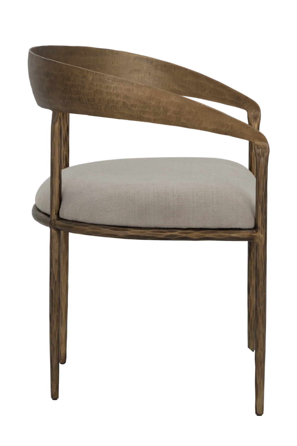 Taupe Gray Seat Dining Chair by Splendido Zanatta, alternate view 5