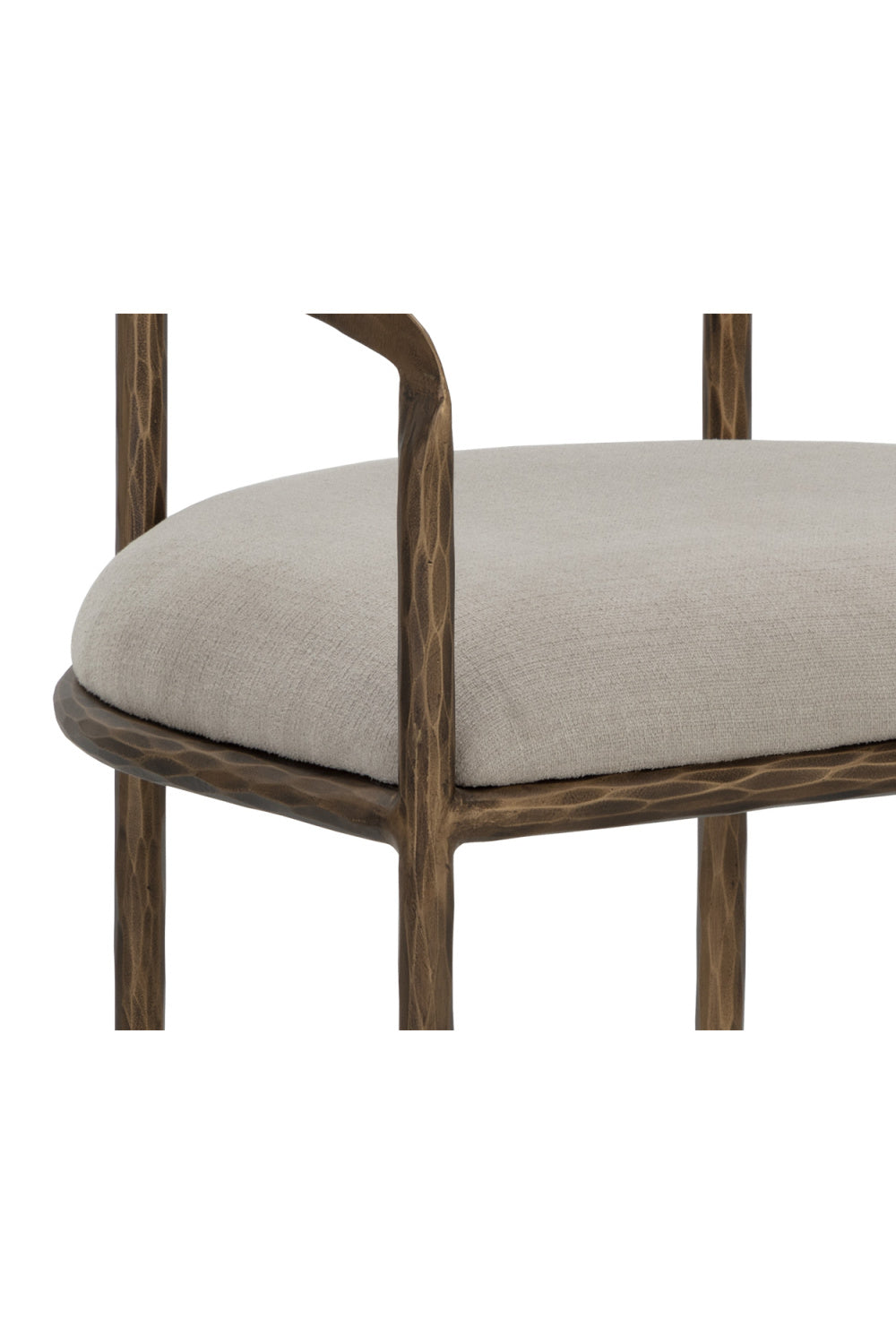 Modern European furniture - Taupe Gray Seat Dining Chair - www.oroa.com