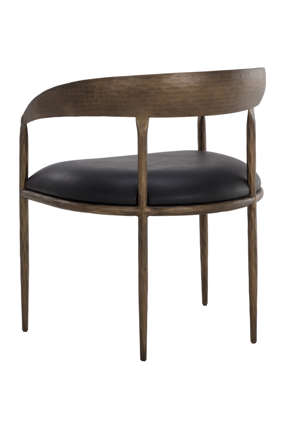 Modern European furniture - Antique Brass Framed Dining Chair - www.oroa.com