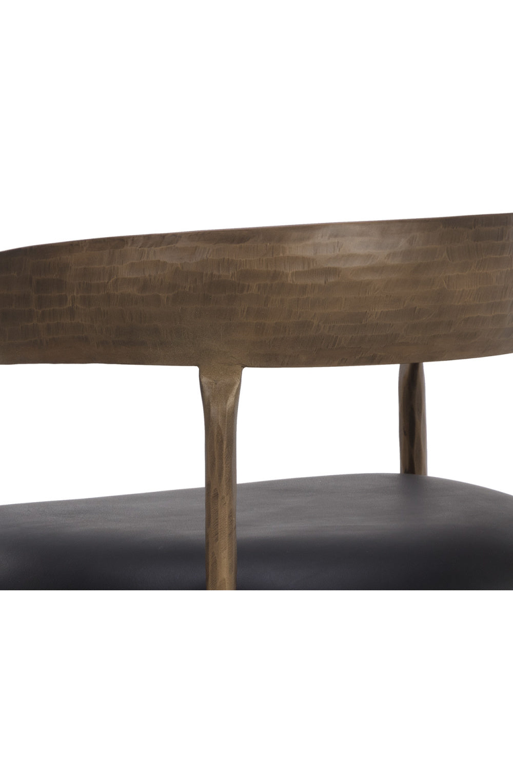 Modern European furniture - Antique Brass Framed Dining Chair - www.oroa.com