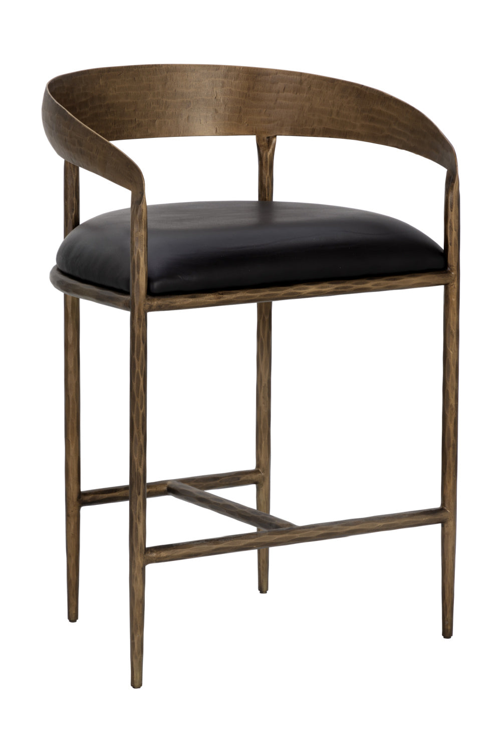 Hammered Metal Counter Stool by Splendido Zanatta, alternate view 10