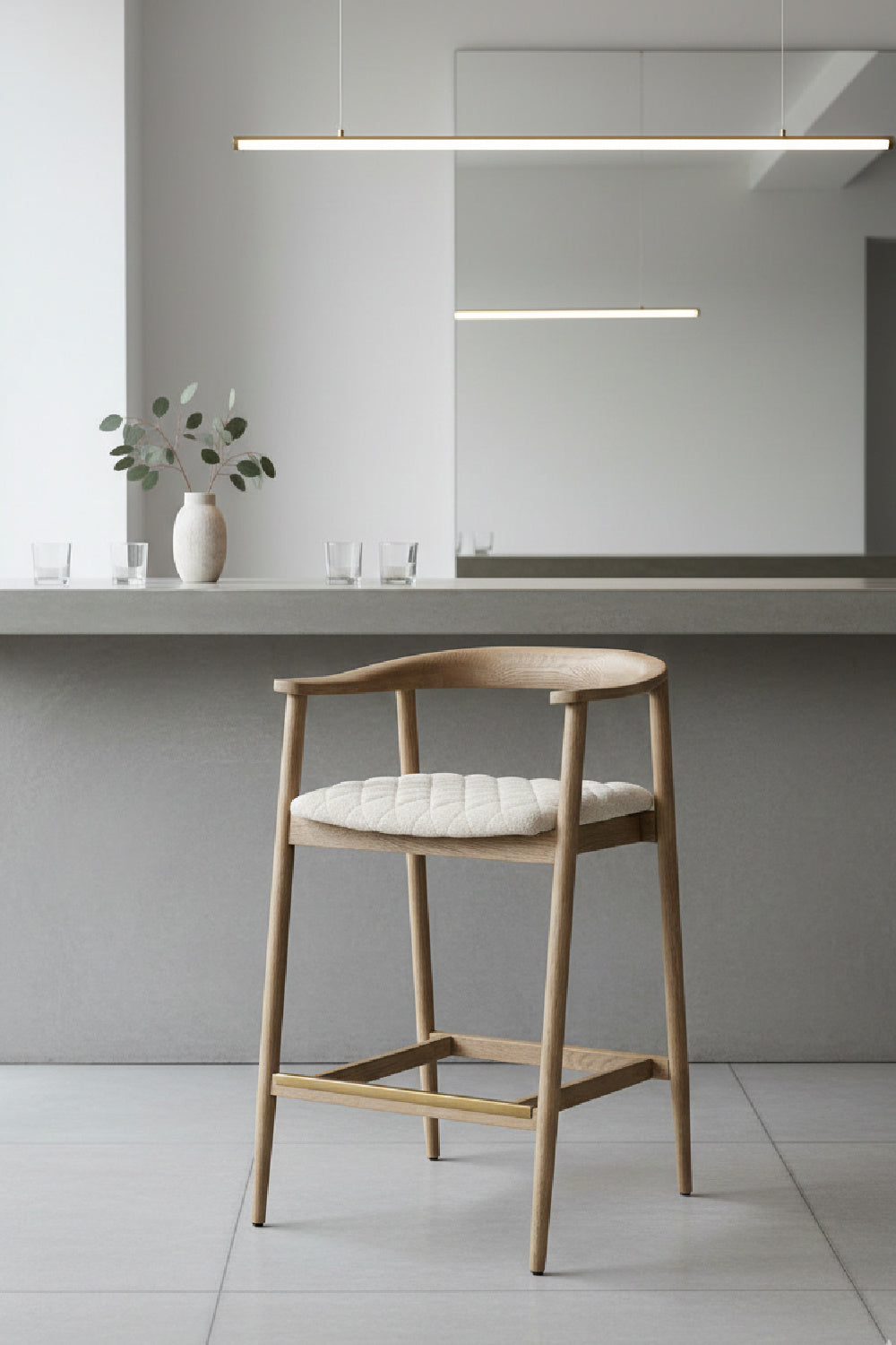Mid-Century Modern Counter Stool by Splendido Jeremy, alternate view 2