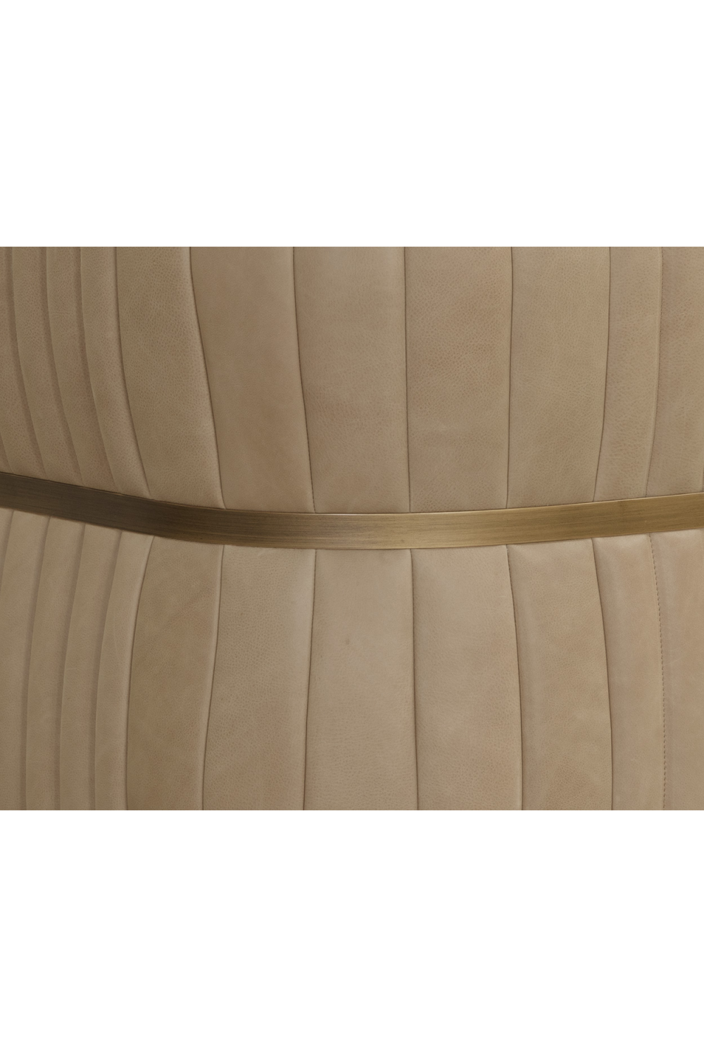 Leather Channeled Lounge Chair by Splendido Tryor Accent Chair, alternate view 8