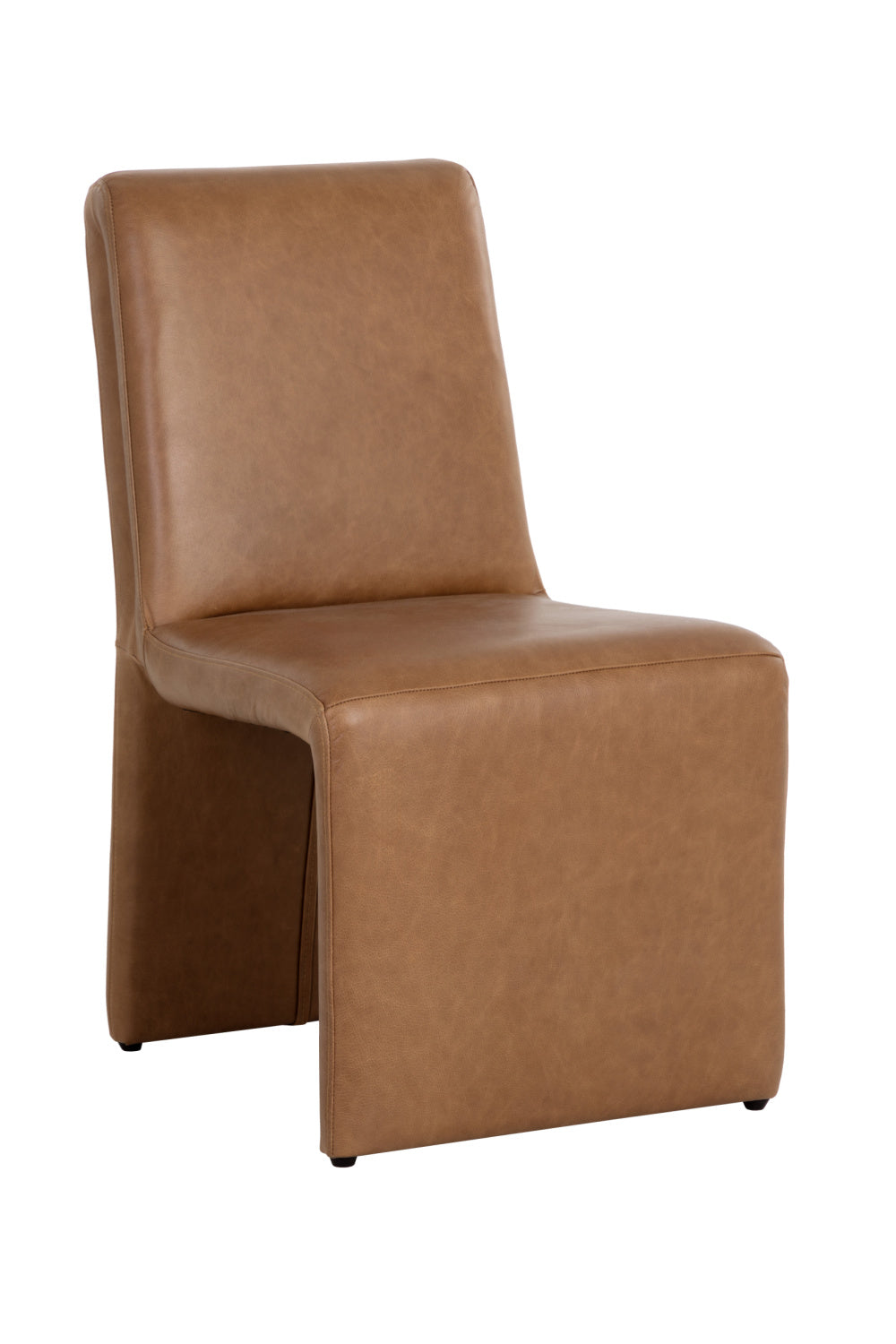 Brown Leather Dining Chair by Splendido Cascata