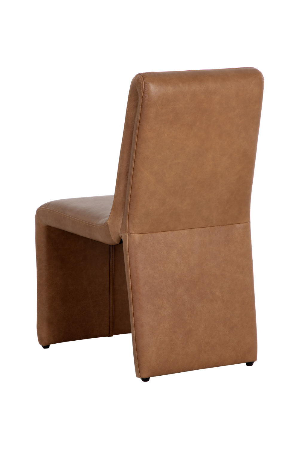 Modern European furniture - Brown Leather Dining Chair - www.oroa.com