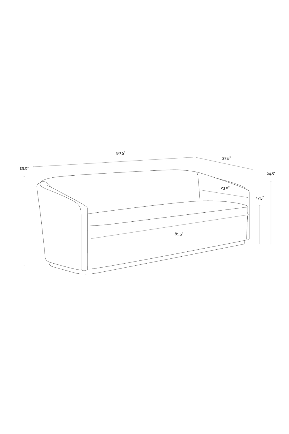 Gray Backrest Sofa by Splendido Sheva, alternate view 8
