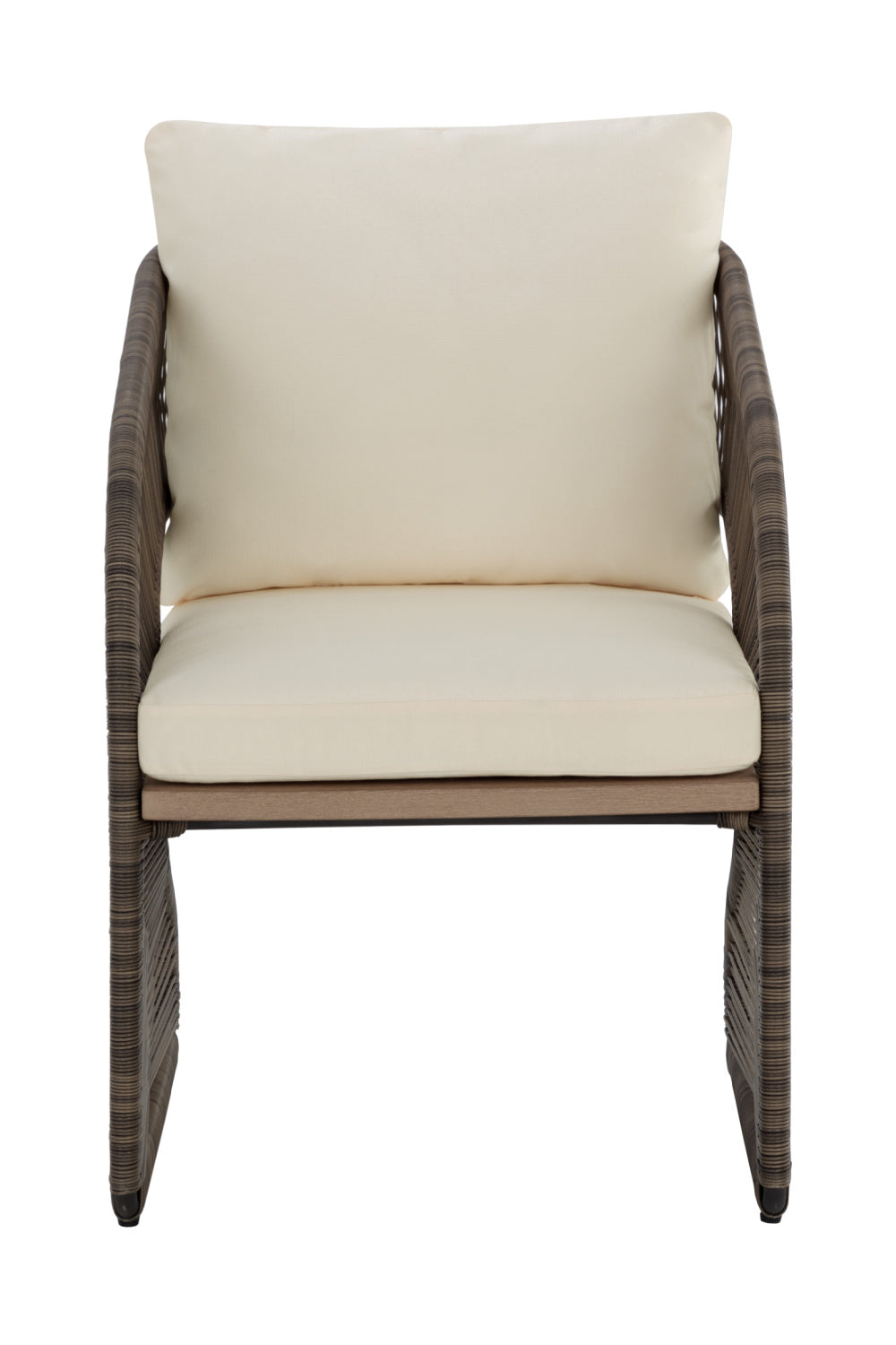 Gray Polyrod Indoor/Outdoor Dining Chair by Splendido Toulon, alternate view 3