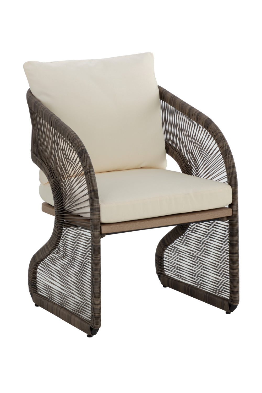 Gray Polyrod Indoor/Outdoor Dining Chair by Splendido Toulon