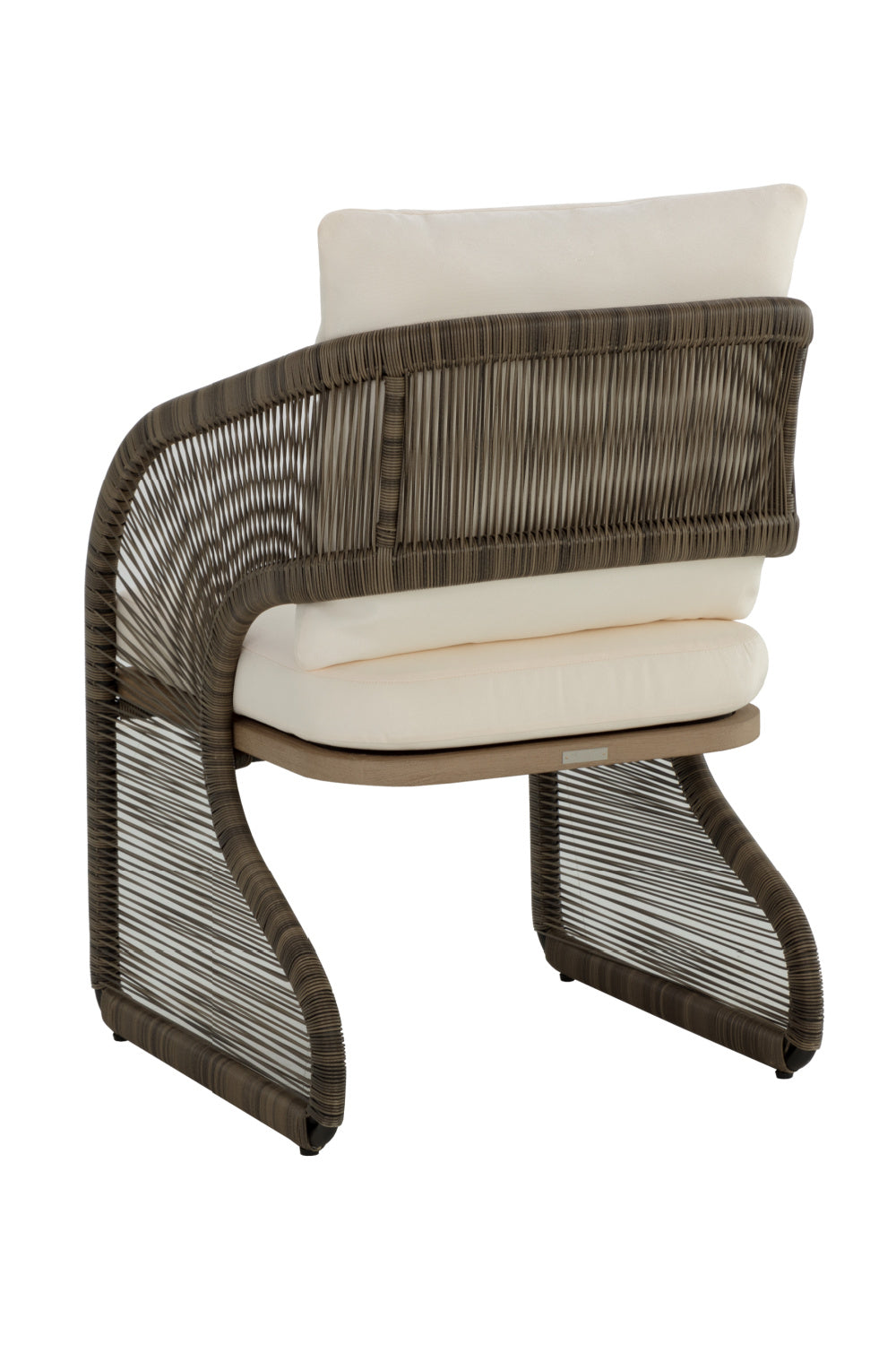 Gray Polyrod Indoor/Outdoor Dining Chair by Splendido Toulon, alternate view 5