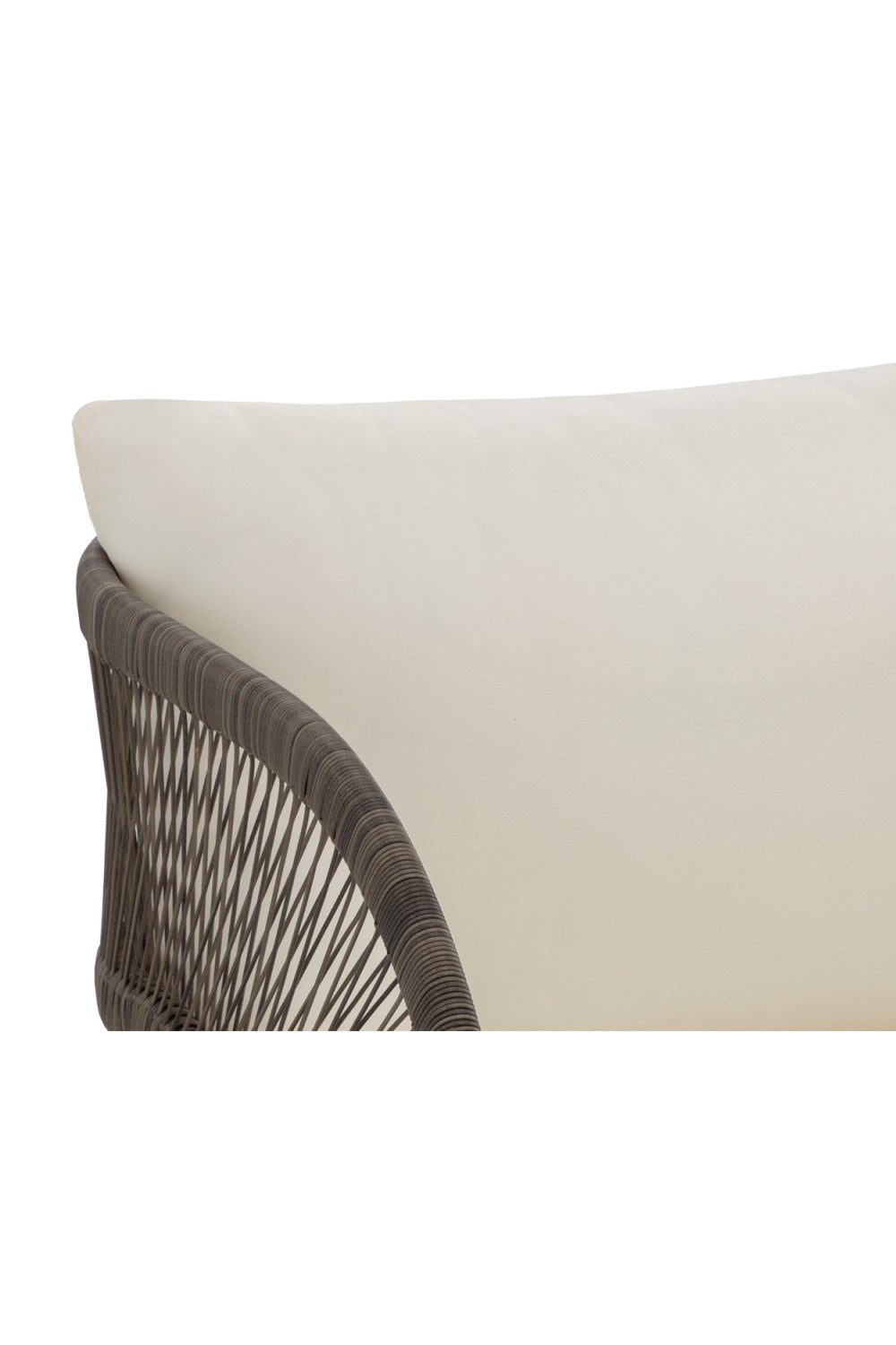Gray Polyrod Indoor/Outdoor Lounge Chair by Splendido Toulon, alternate view 6