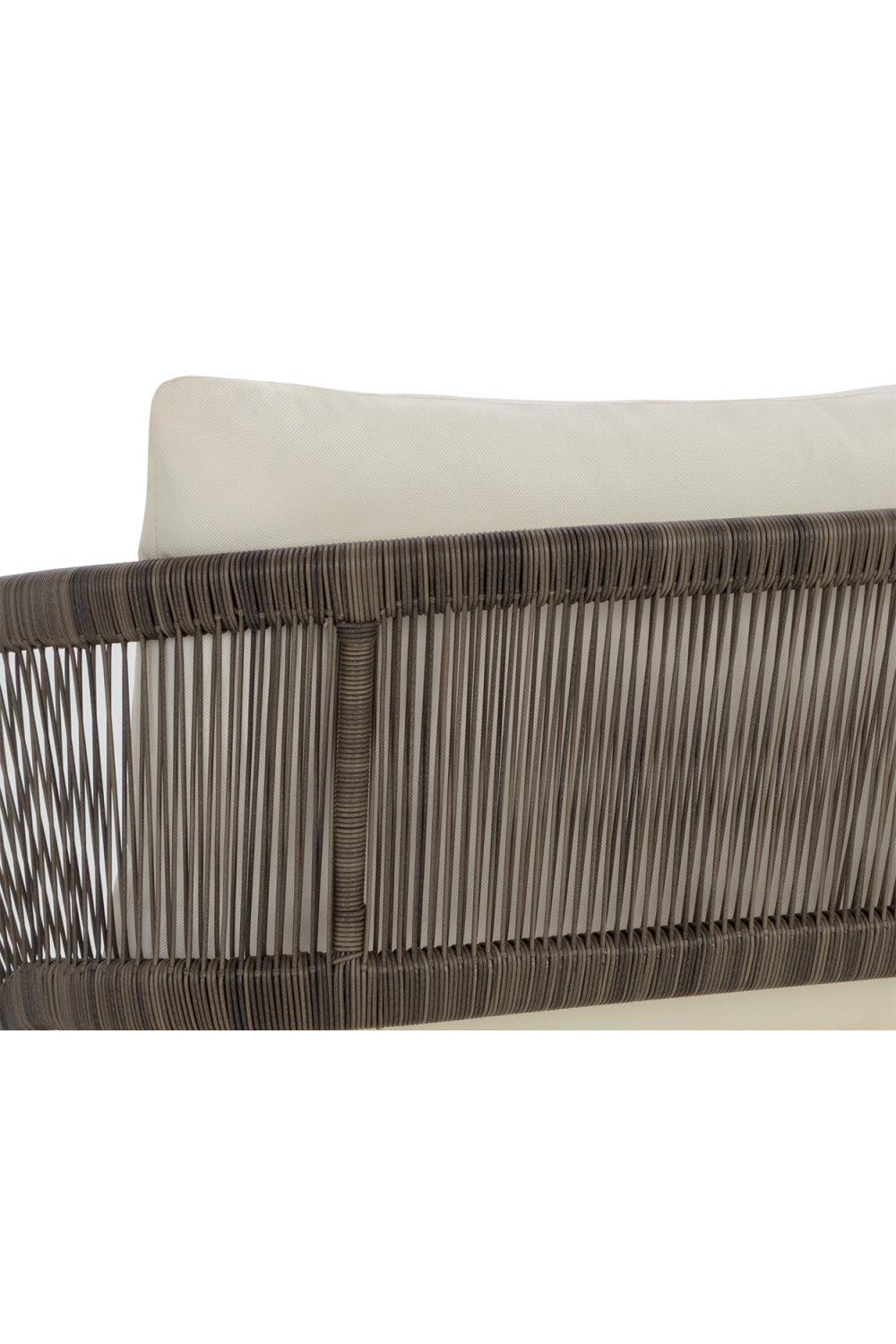 Gray Polyrod Indoor/Outdoor Lounge Chair by Splendido Toulon, alternate view 8