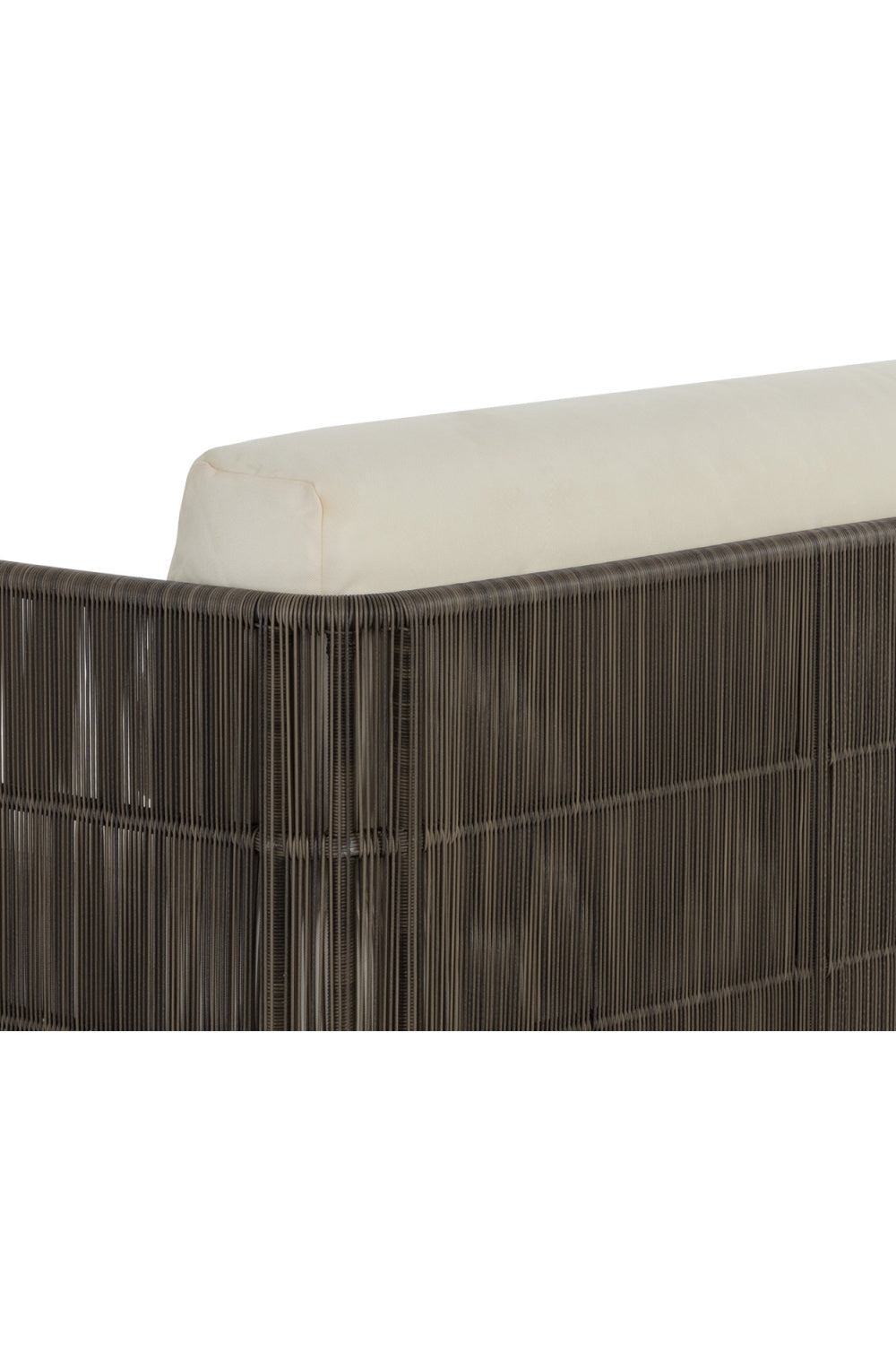 Gray Polyrod Indoor/Outdoor Sofa by Splendido Ravenna, alternate view 6