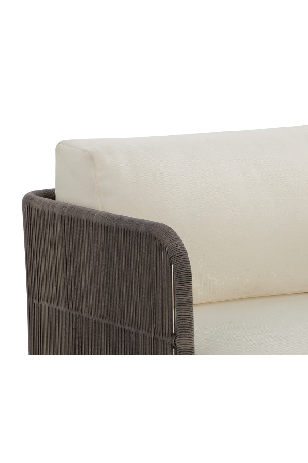 Gray Polyrod Indoor/Outdoor Swivel Chair by Splendido Ravenna Outdoor Lounge Chair, alternate view 6