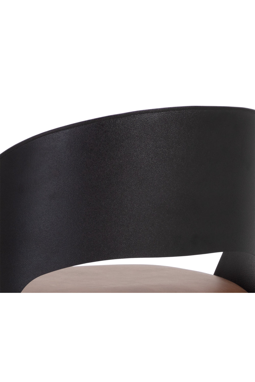 Modern European furniture - Brown Leather Seat Bar Stool - www.oroa.com