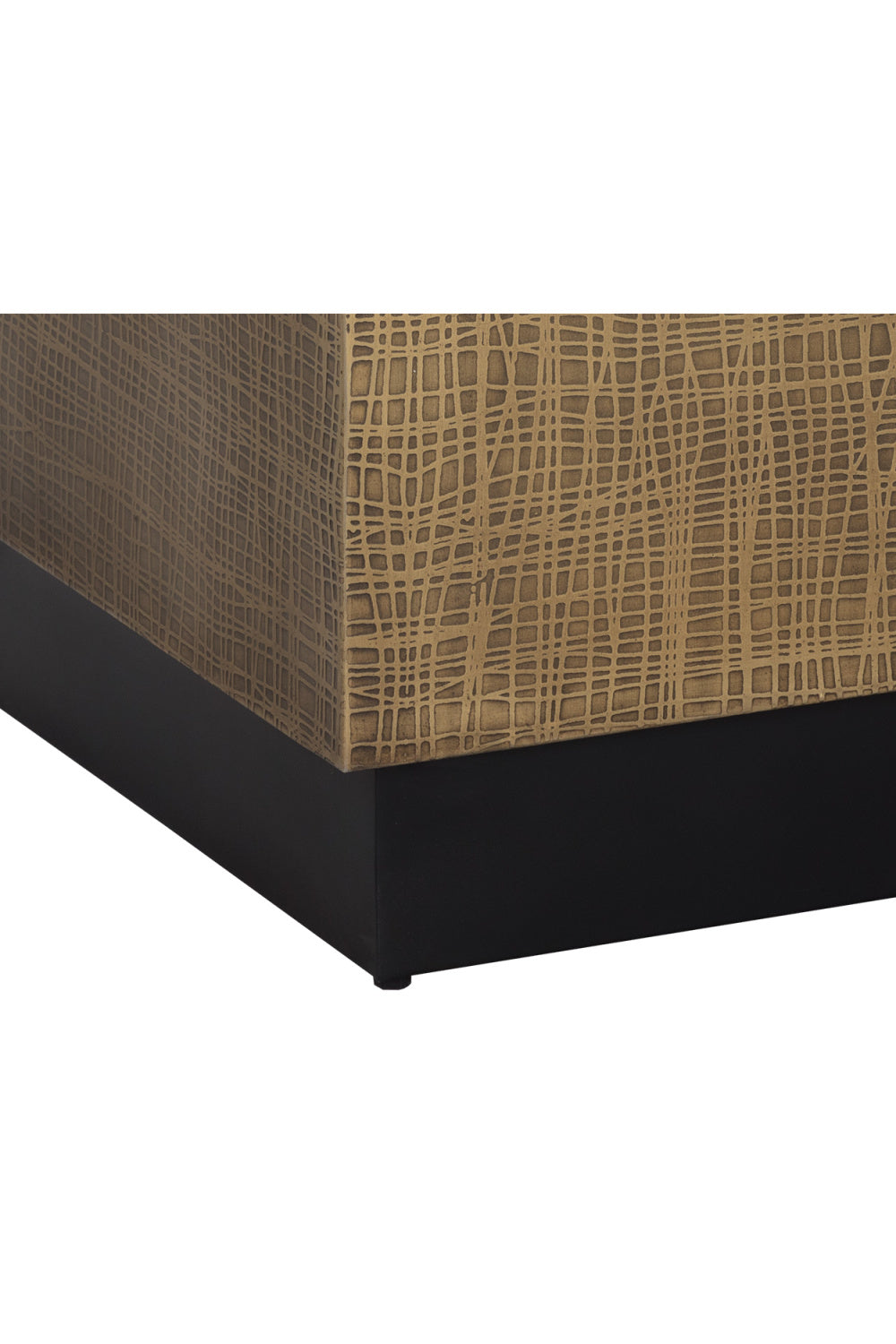 Modern European furniture - Etched Antique Brass Side Table - www.oroa.com | Oroa.com