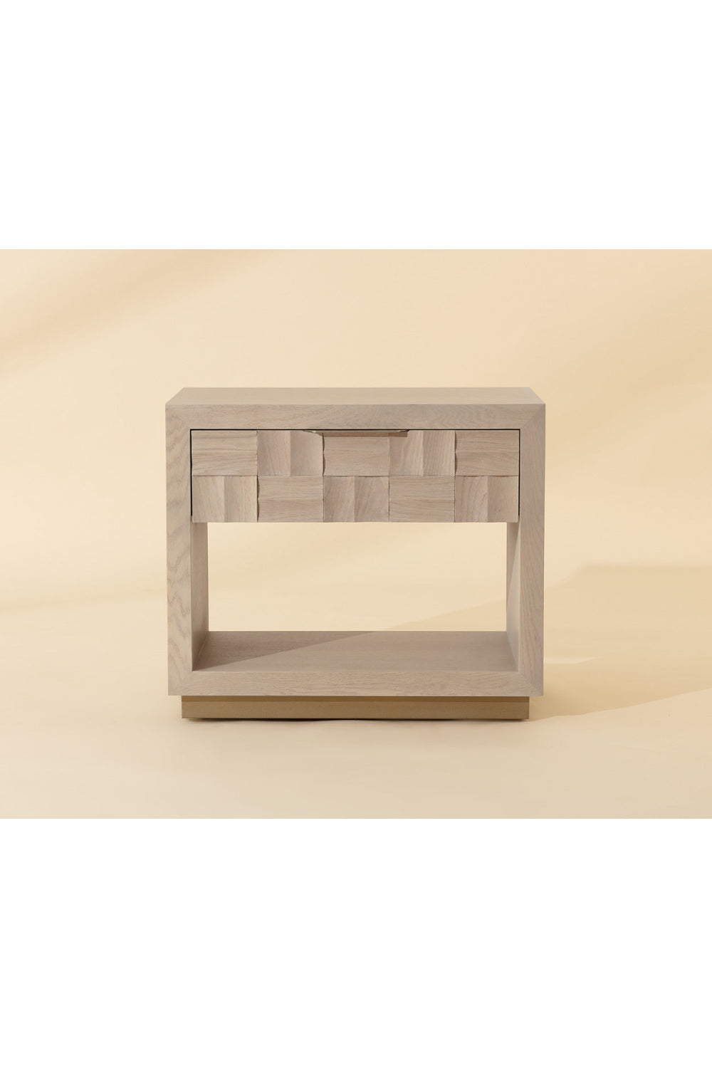 Light Oak Wood-Tile Nightstand | Splendido Akava | Oroa.com