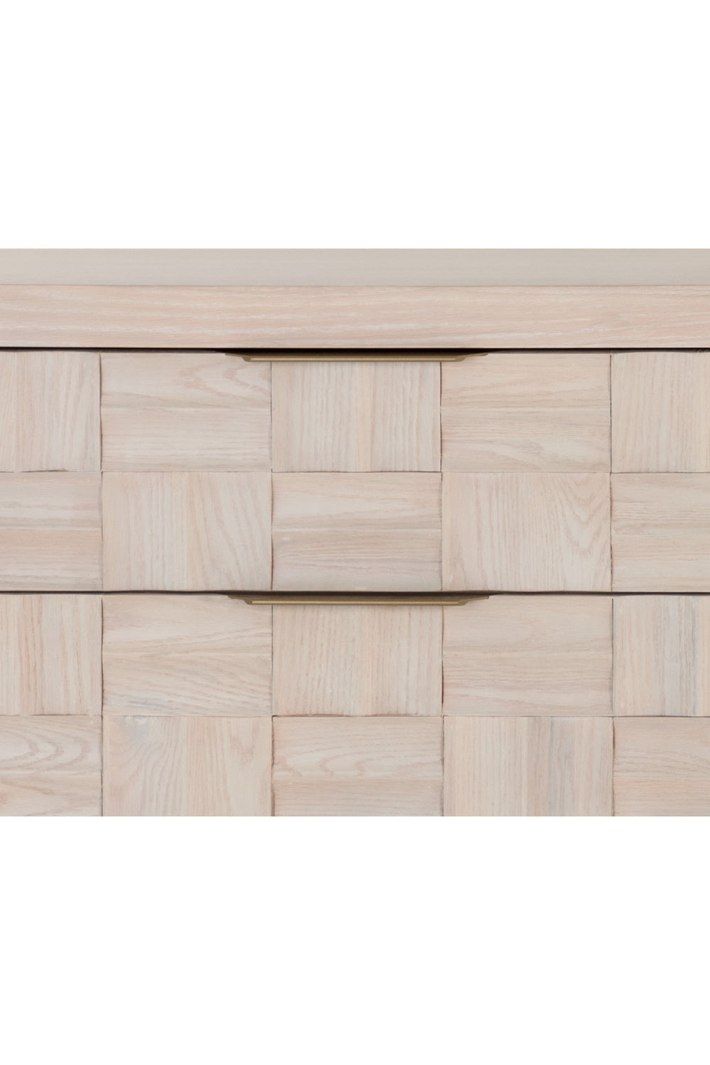 Oak Wood Tile 4-Drawer Dresser by Splendido Akava, alternate view 6