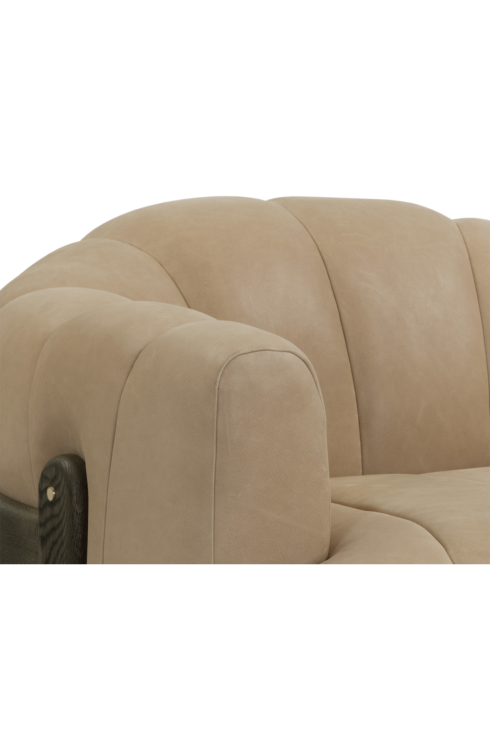 Oak Base Barrel Swivel Armchair by Splendido Tadeo Accent Chair, alternate view 6