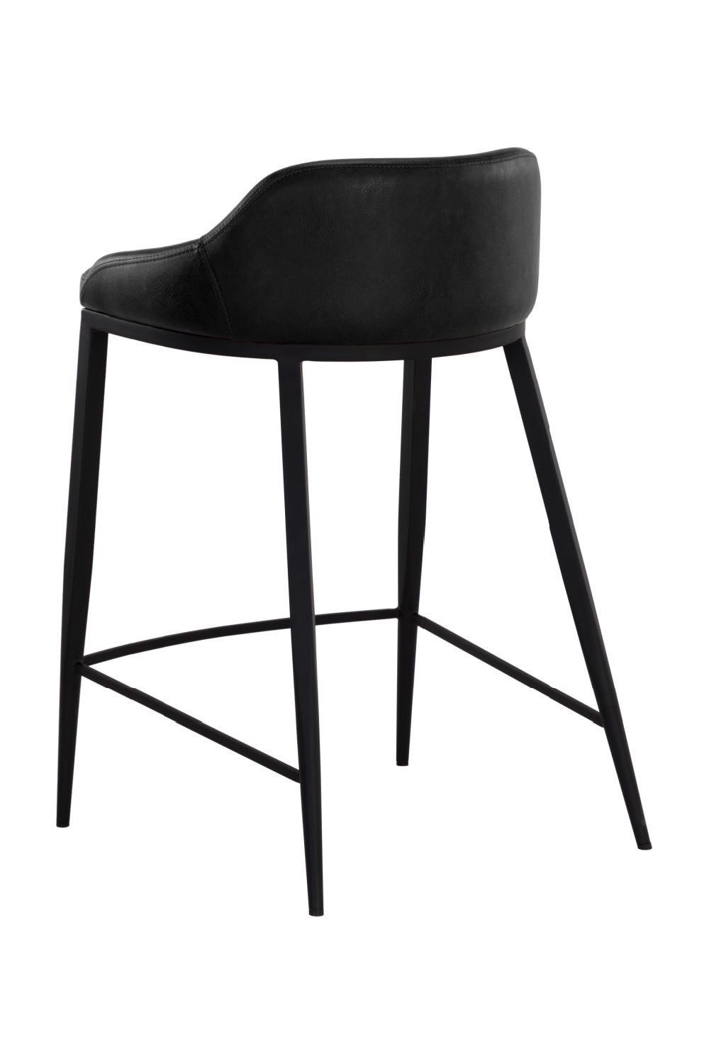 Low-Back Leather-Look Counter Stool by Splendido Astra, alternate view 23