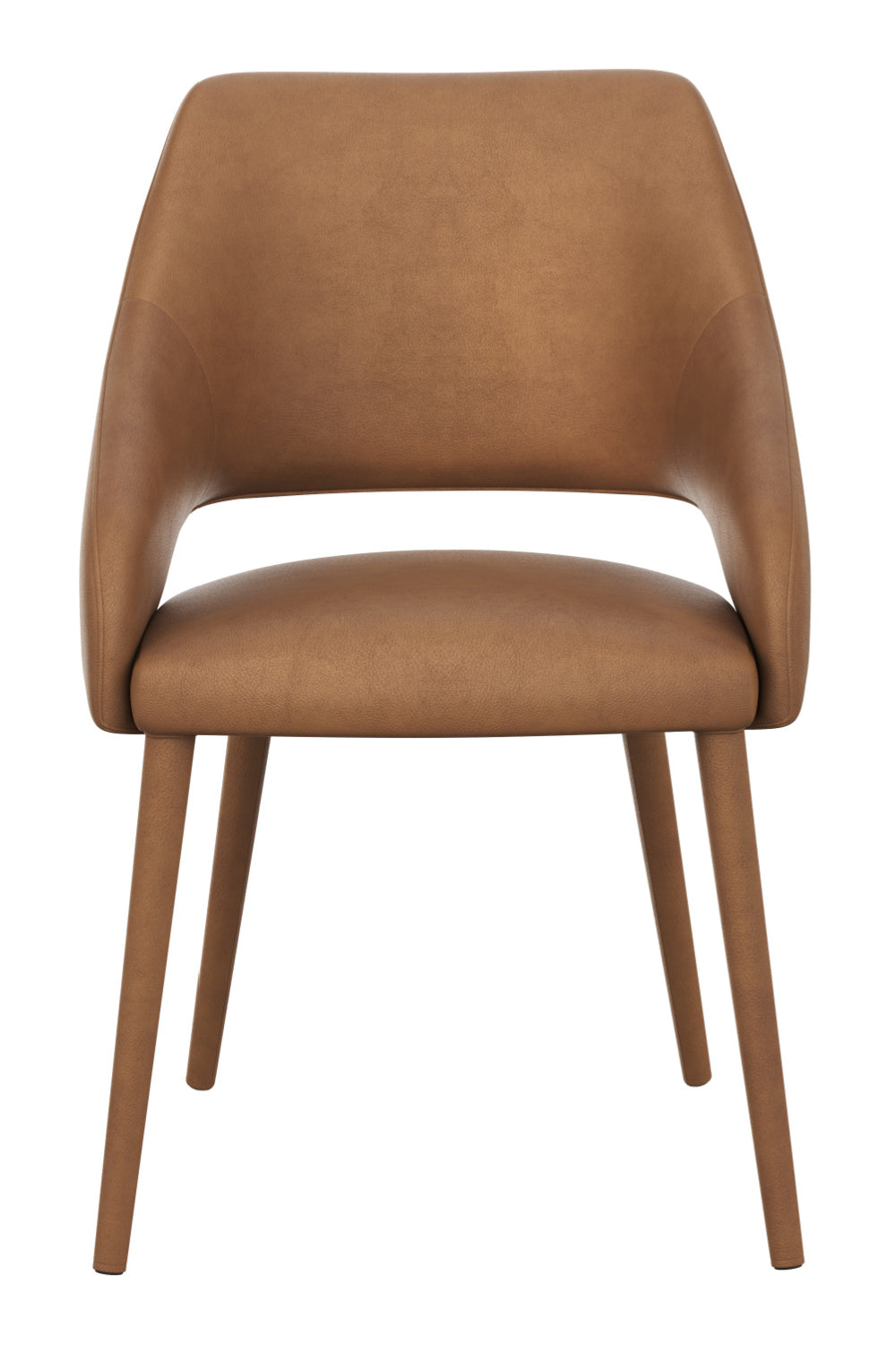 Modern European furniture - Monochromatic Leather Dining Chair - www.oroa.com