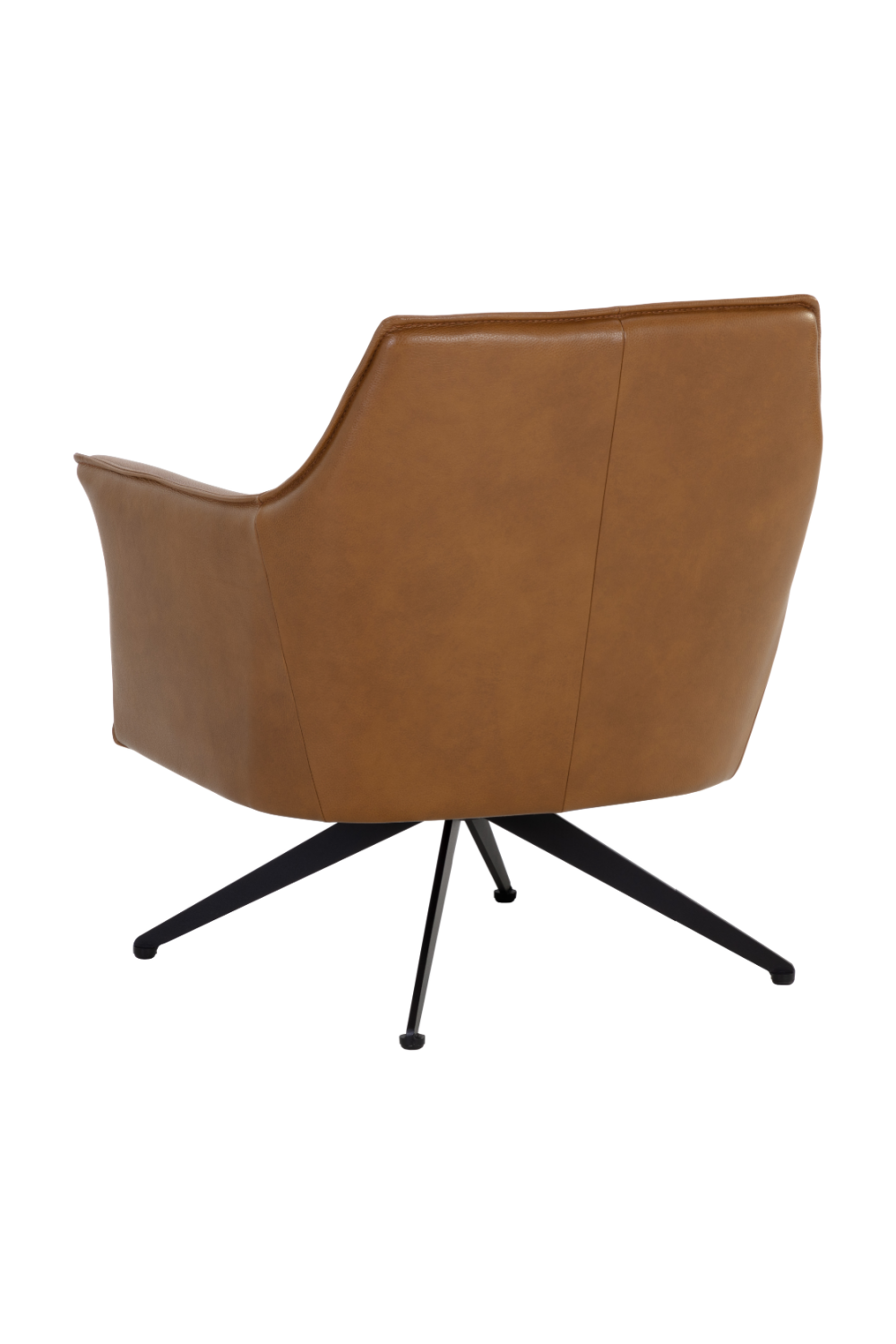 Swivel Leather Lounge Chair | Splendido Crosby