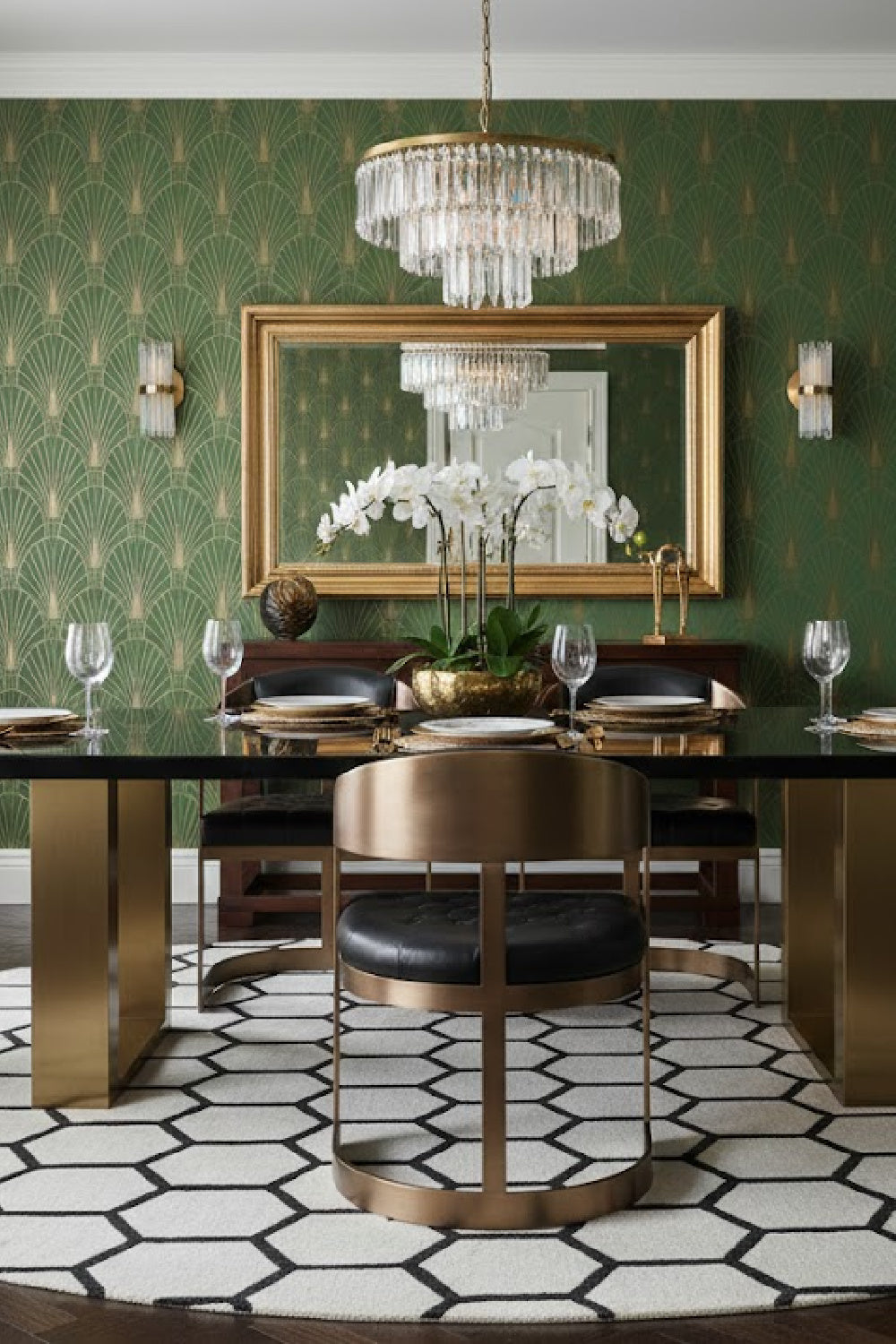 Antique Brass Framed Dining Chair by Splendido Beaumont, alternate view 12