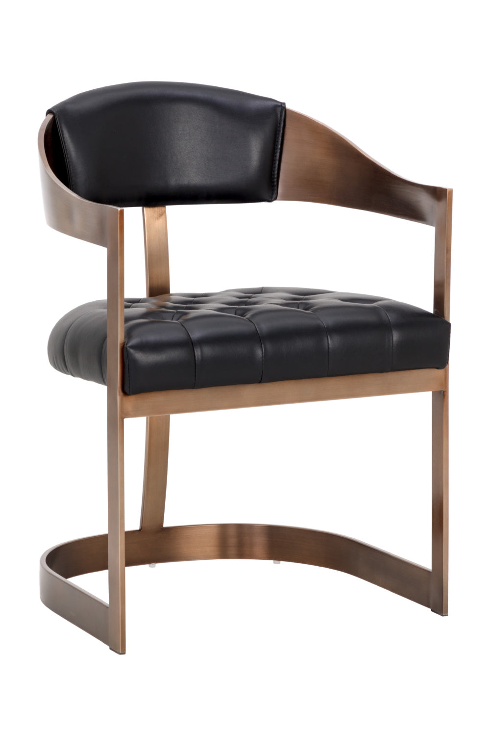 Antique Brass Framed Dining Chair by Splendido Beaumont, alternate view 13