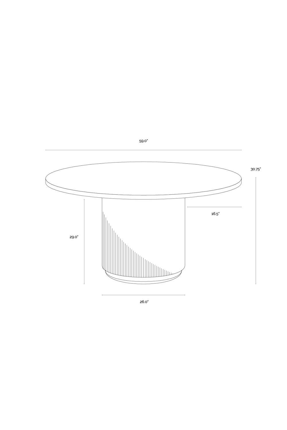 Taupe Leather Look Dining Table by Splendido Cataldi, alternate view 10