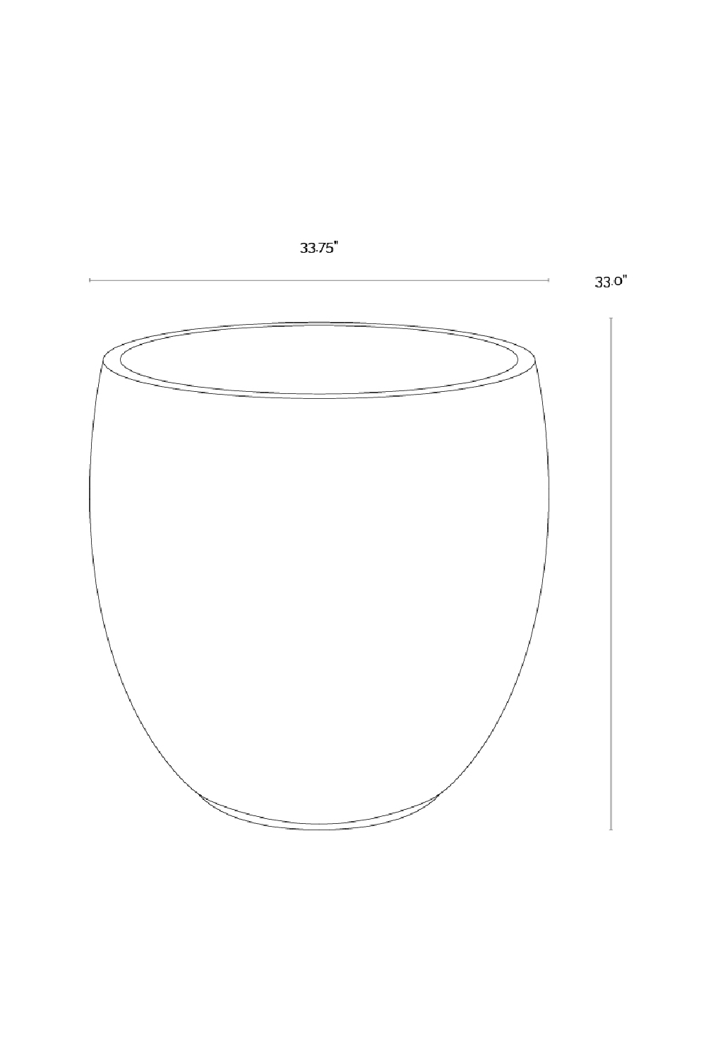 Modern European furniture - Antique Bronze Look Indoor/Outdoor Planter - www.oroa.com