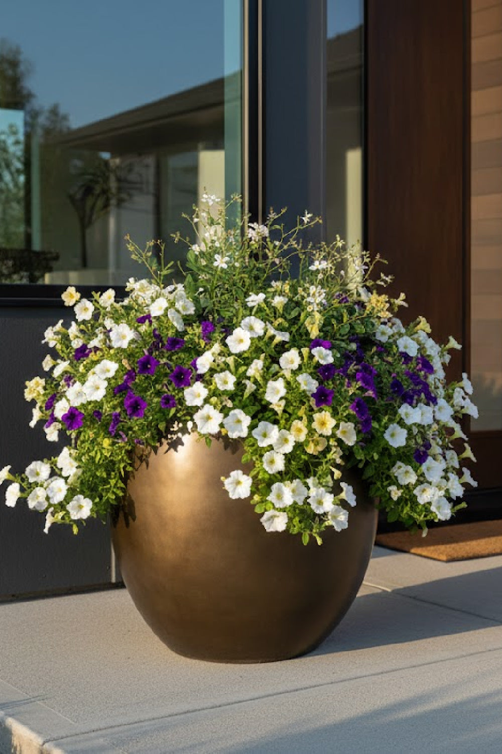 Antique Bronze Look Indoor/Outdoor Planter by Splendido Aster Outdoor Accessories, alternate view 11