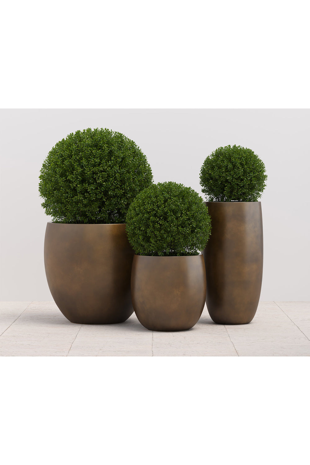 Antique Bronze Look Indoor/Outdoor Planter by Splendido Aster Outdoor Accessories, alternate view 6