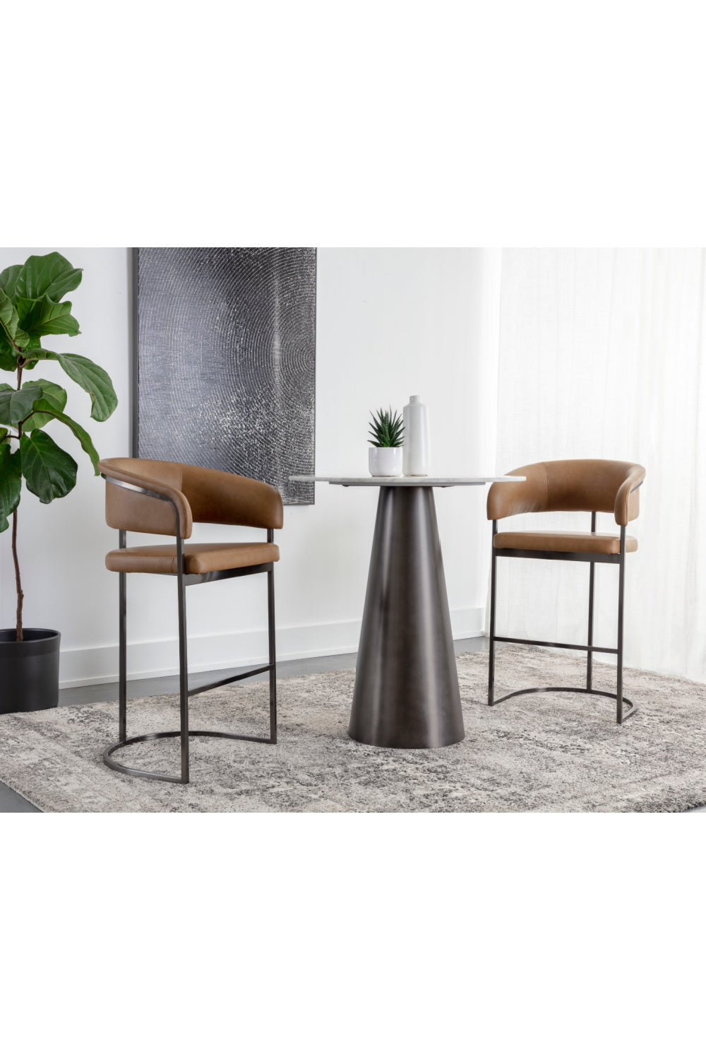 Modern European furniture - Architectural Cantilever Barstool - www.oroa.com | Oroa.com