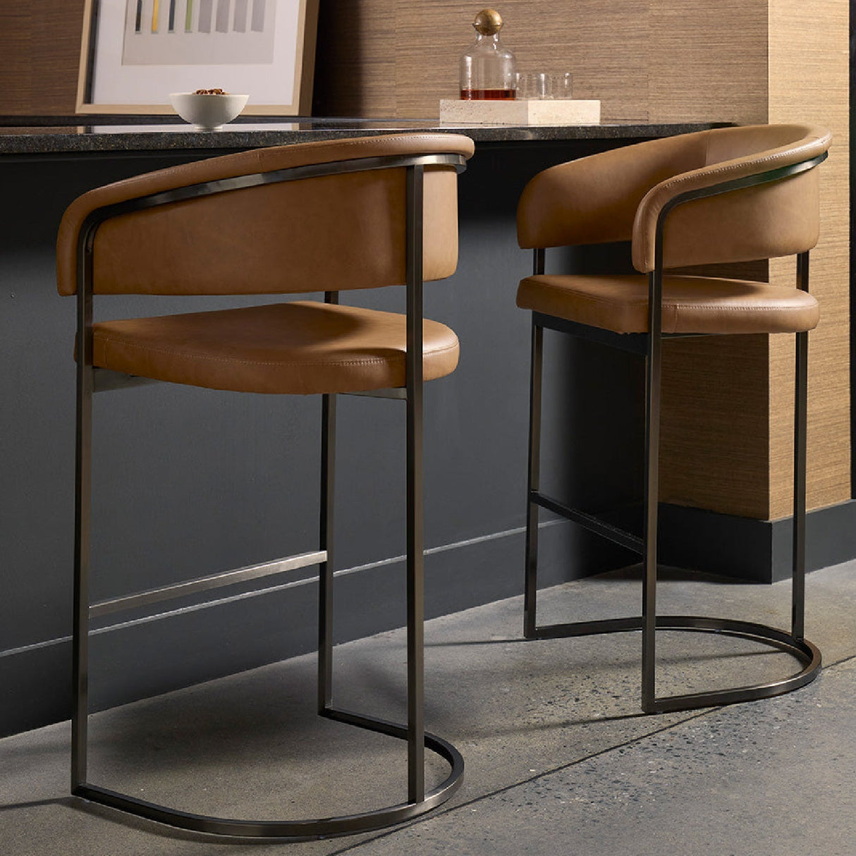 Architectural Cantilever Barstool by Splendido Marris, alternate view 2