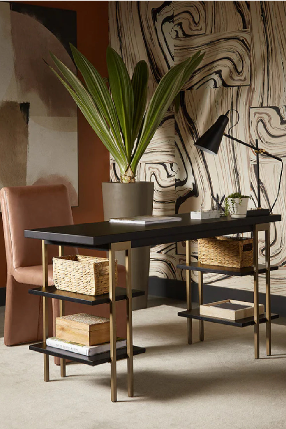 Modern Geometric Desk by Splendido Levigne, alternate view 2