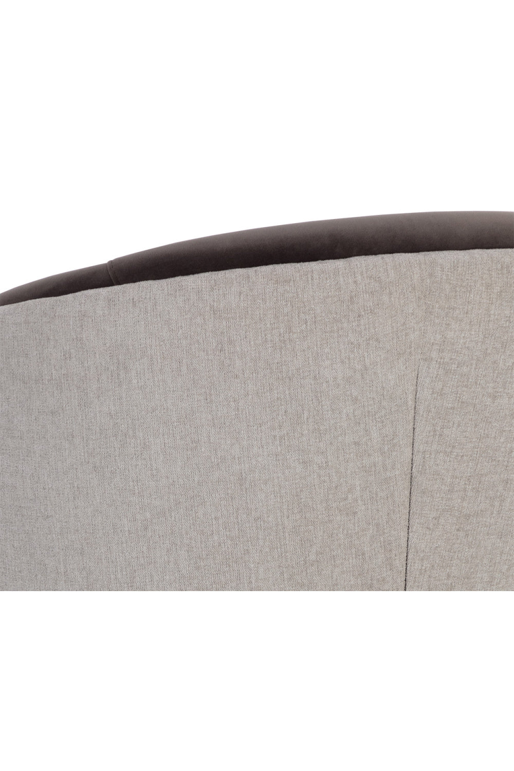 Gray Barrel-Back Dining Chair by Splendido Sheva, alternate view 8