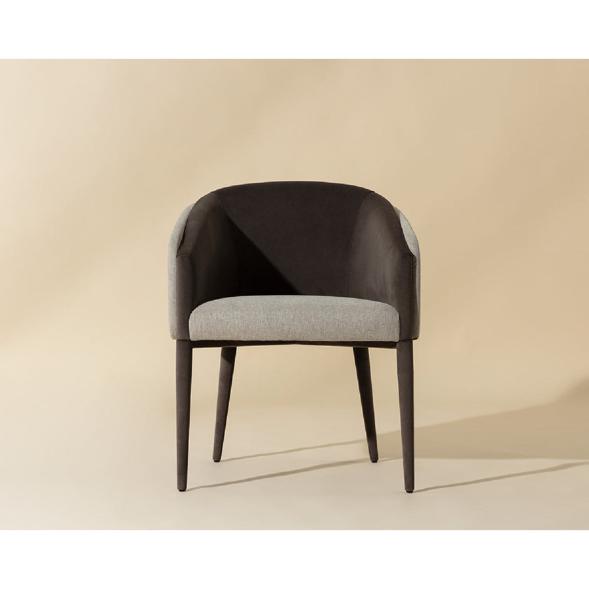 Gray Barrel-Back Dining Chair by Splendido Sheva, alternate view 10