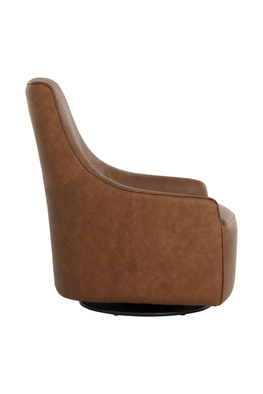 High Back Leather Swivel Chair by Splendido Carmine Accent Chair, alternate view 4