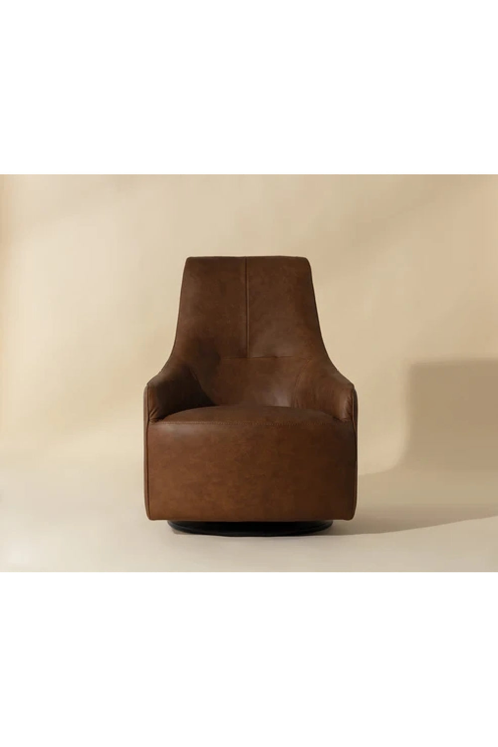 High Back Leather Swivel Chair by Splendido Carmine Accent Chair, alternate view 8