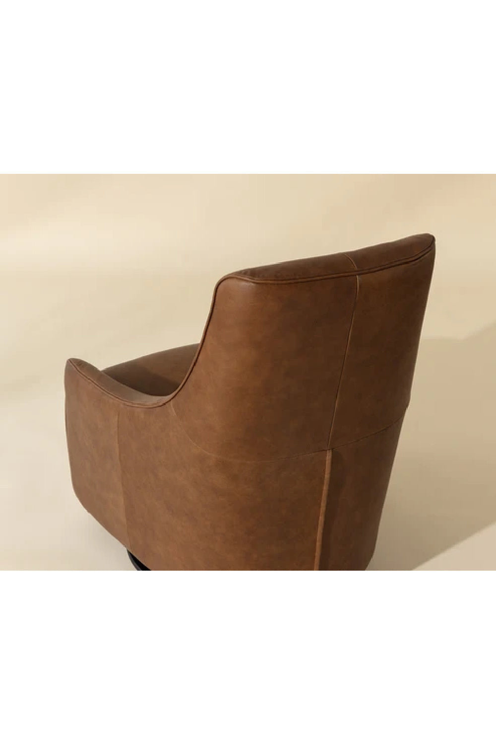 High Back Leather Swivel Chair by Splendido Carmine Accent Chair, alternate view 9