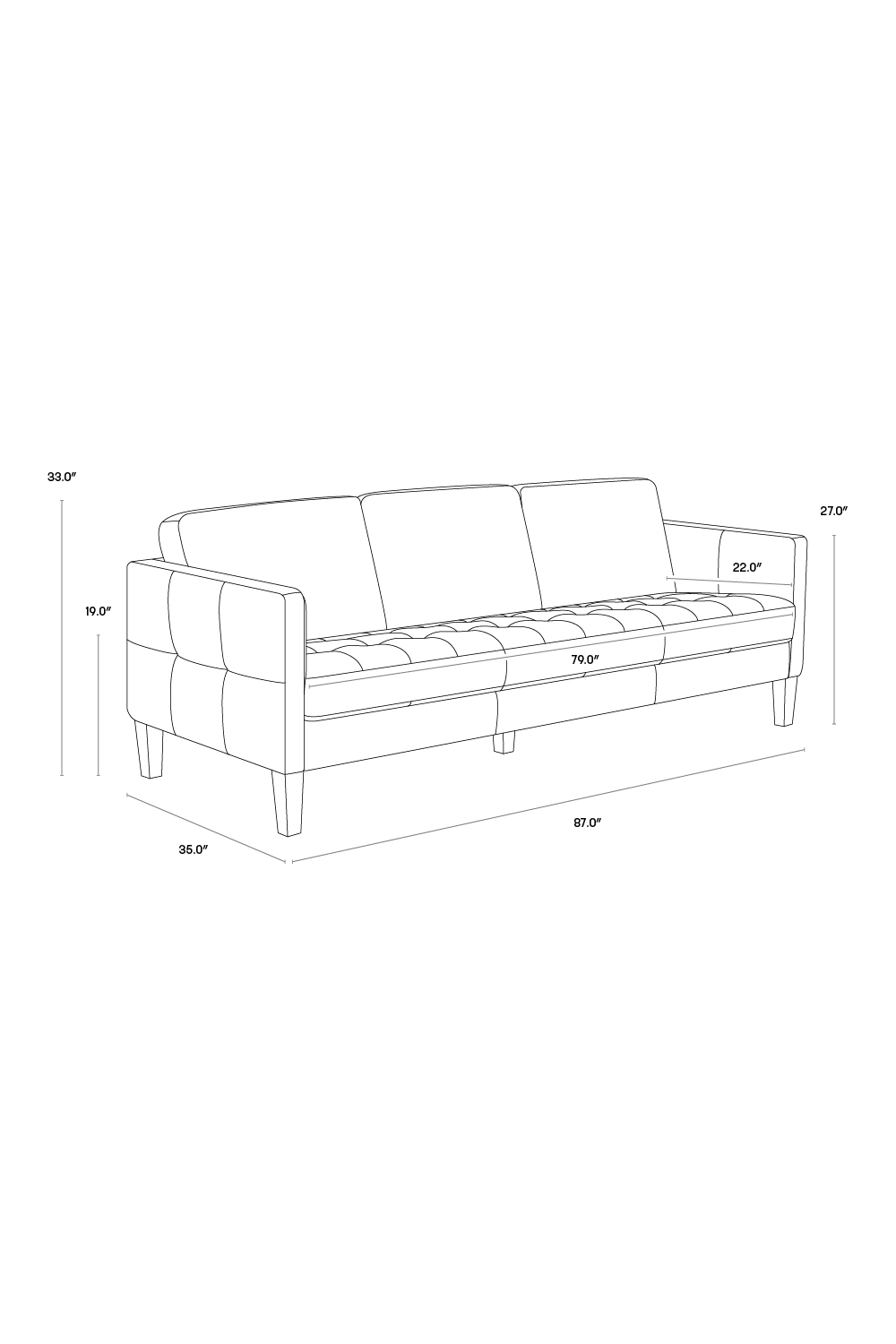 Brown Italian Leather Sofa by Splendido Karmelo, alternate view 6