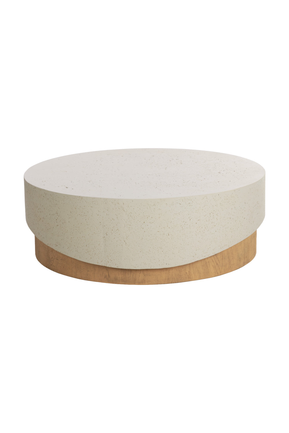 Cream Concrete Indoor/Outdoor Coffee Table by Splendido Patras, alternate view 3