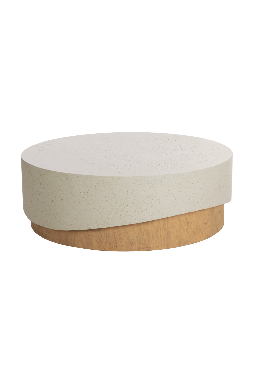 Cream Concrete Indoor/Outdoor Coffee Table by Splendido Patras, alternate view 4