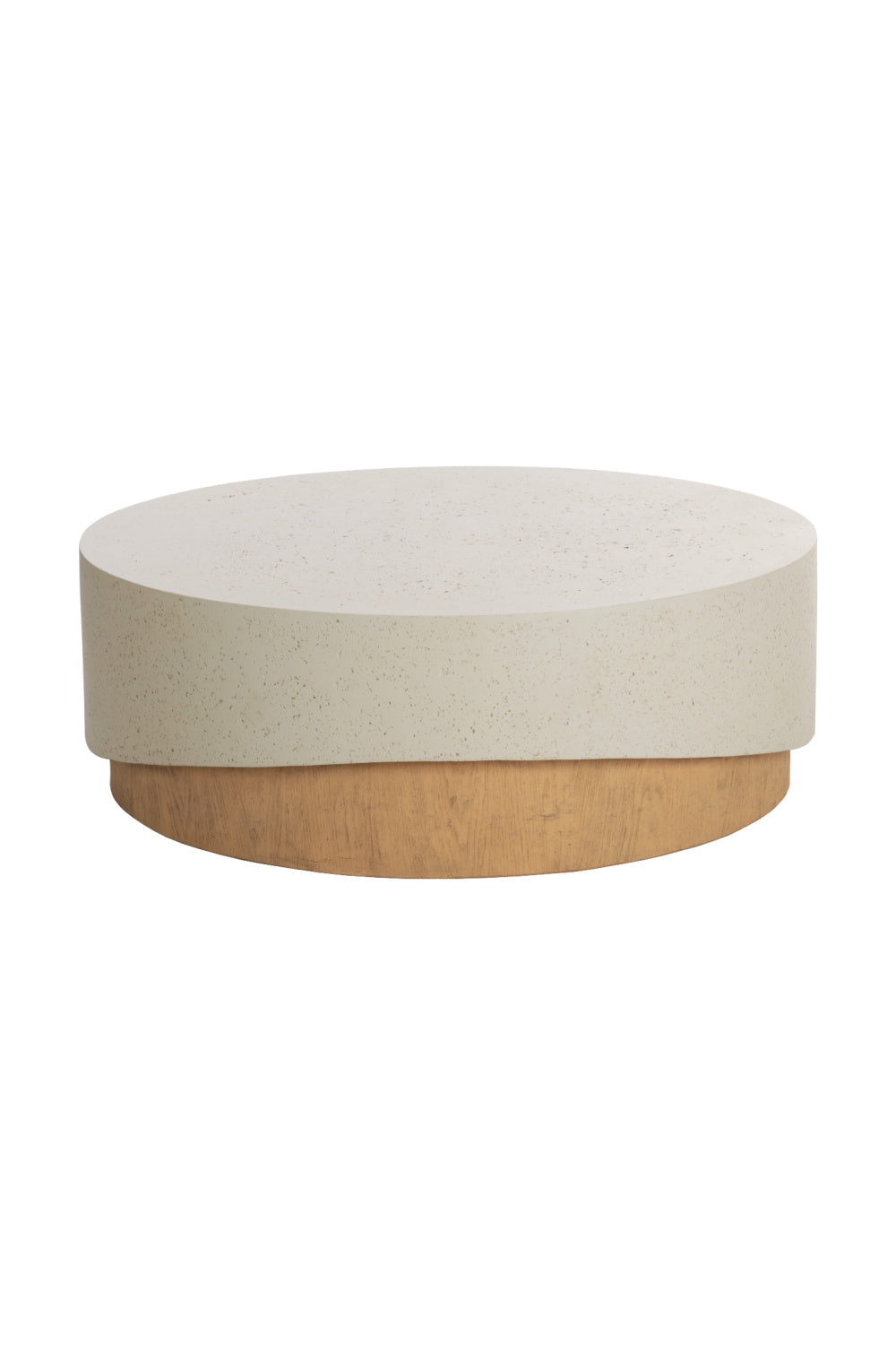Cream Concrete Indoor/Outdoor Coffee Table by Splendido Patras