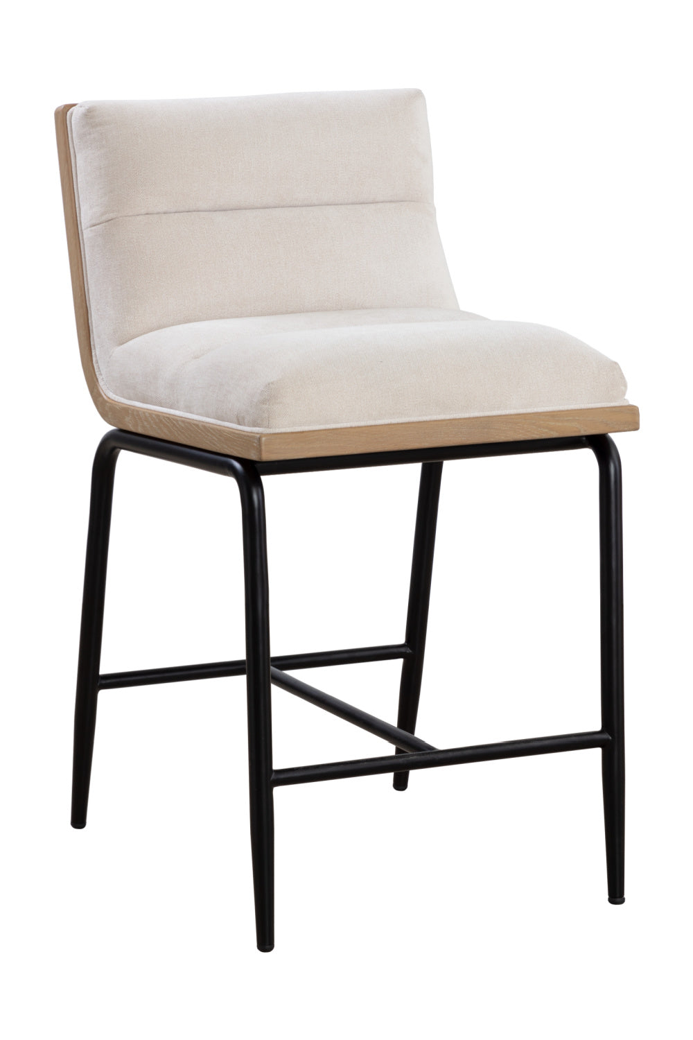 Modern European furniture - White Muslin Counter Stool - www.oroa.com