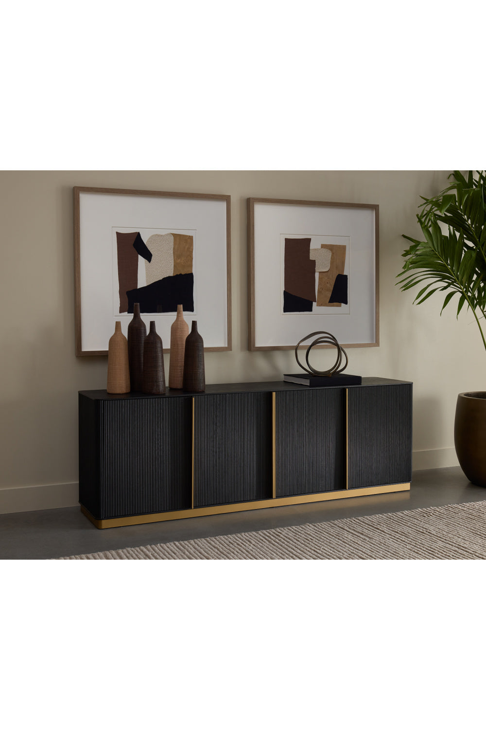 Oak 4-Door Sideboard by Splendido Kalla, alternate view 22